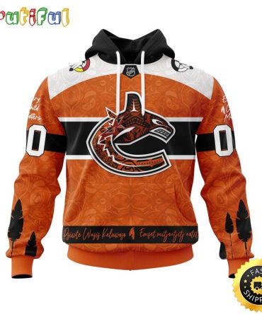 Personalized Nhl Vancouver Canucks Hoodie Specialized Design Support Child Lives Matter All Over Print 3D Hoodie Unisex