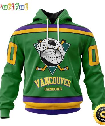 Personalized Nhl Vancouver Canucks Hoodie Specialized Design X The Mighty Ducks All Over Print 3D Hoodie Unisex Hoodie Tshirt