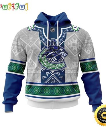 Personalized Nhl Vancouver Canucks Hoodie Specialized Native Concepts All Over Print 3D Hoodie Unisex