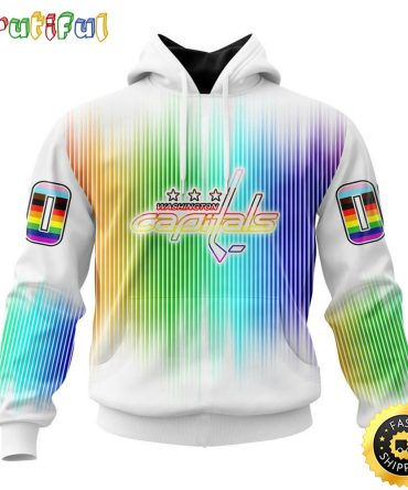 Personalized Nhl Washington Capitals Hoodie Special Design For Pride Month All Over Print 3D Hoodie Unisex Hoodie Tshirt