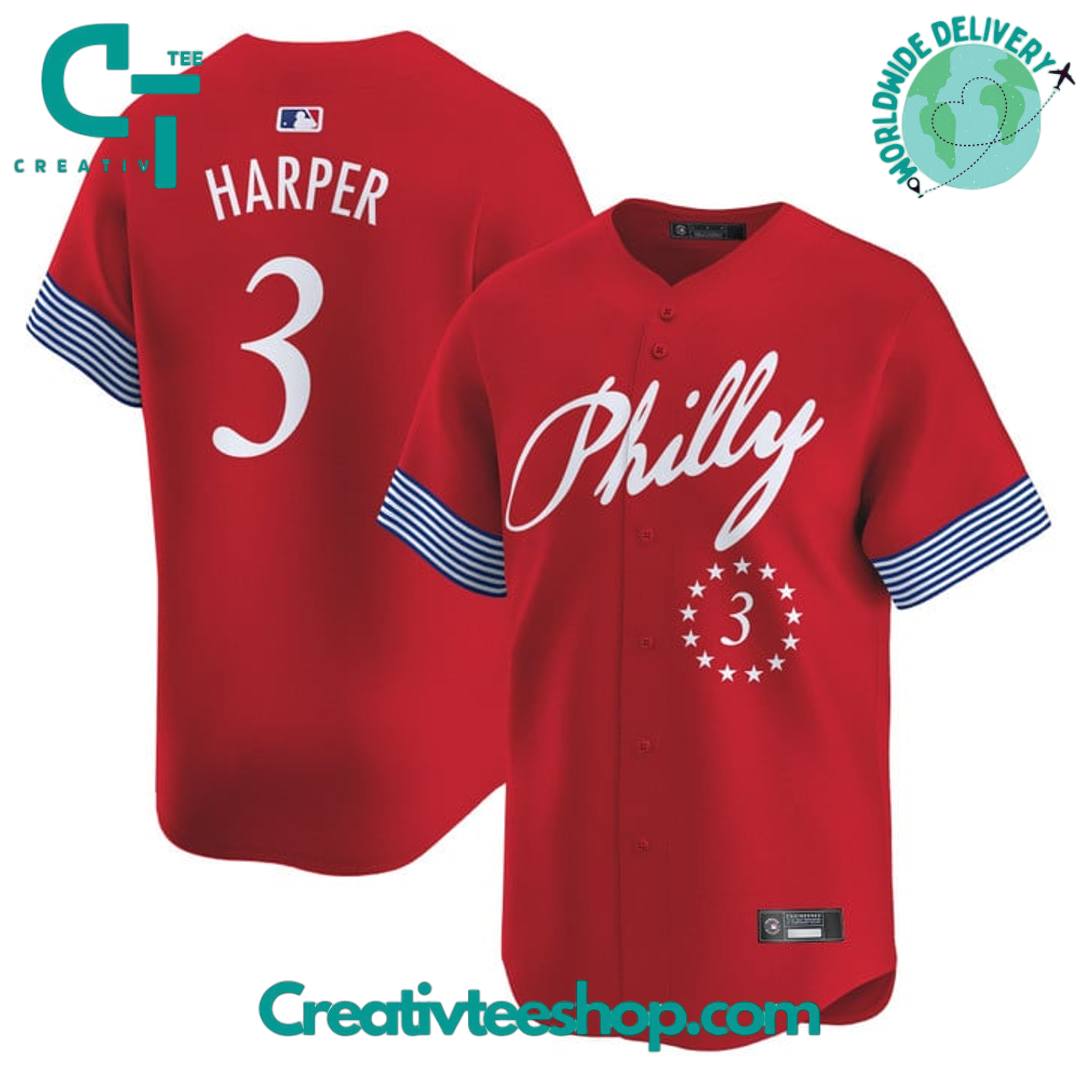 Philadelphia Phillies 2025 Independence Day Special Baseball Jersey - Image 3