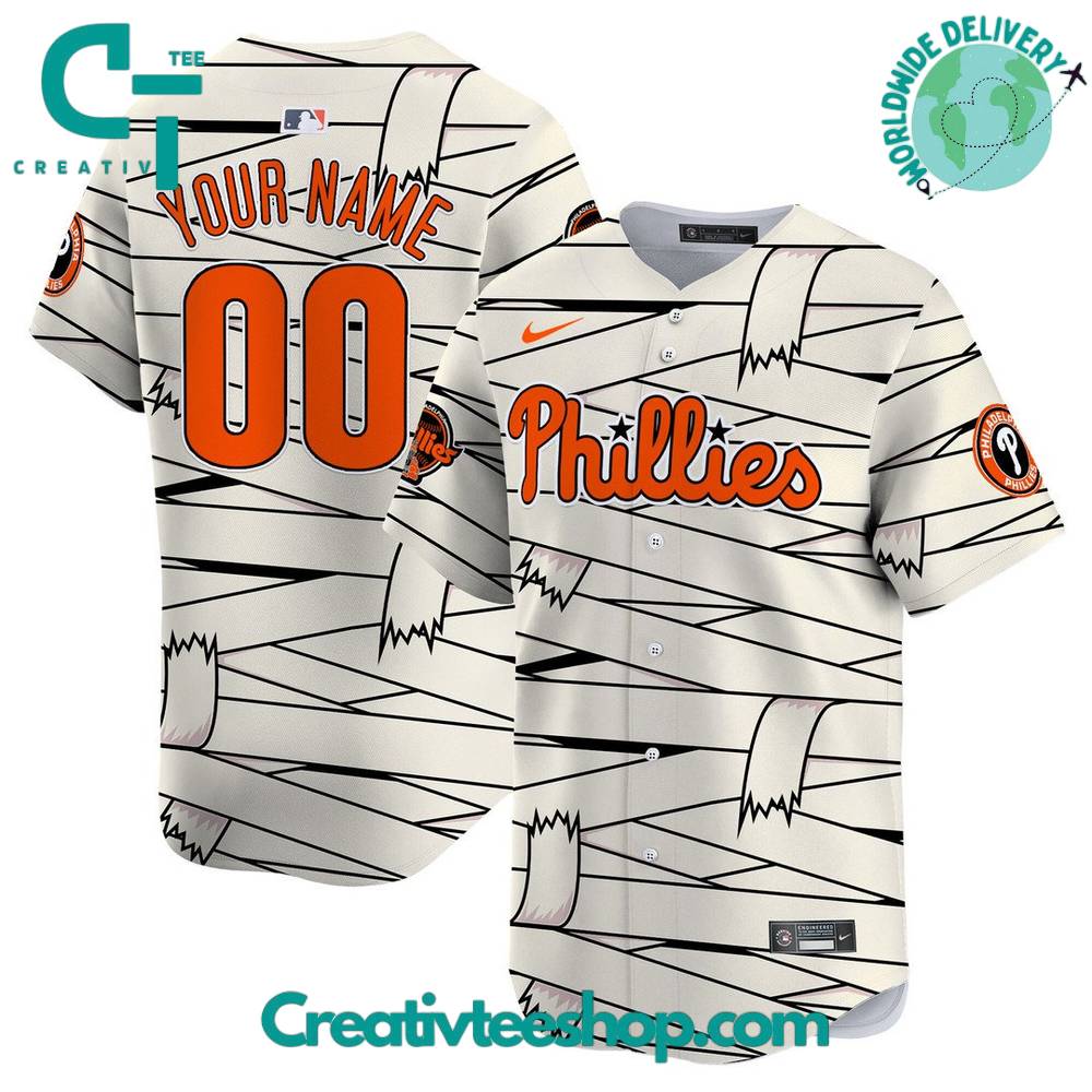 Philadelphia Phillies Halloween Baseball Jersey