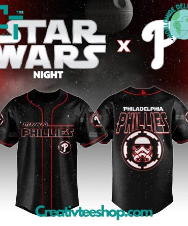Philadelphia Phillies Mlb X Star Wars Night 2025 Special Edition Baseball Jersey