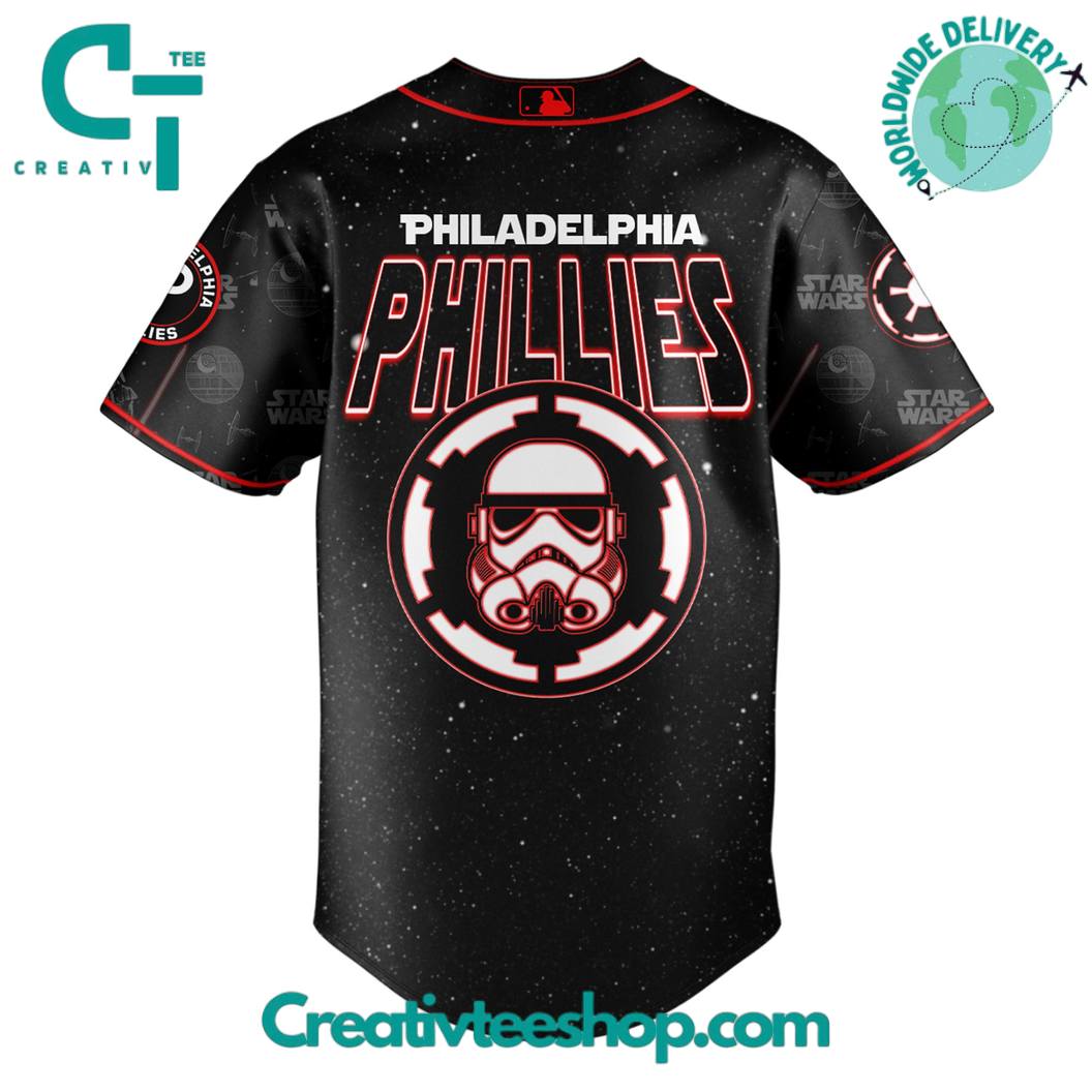 Philadelphia Phillies Mlb X Star Wars Night 2025 Special Edition Baseball Jersey - Image 3