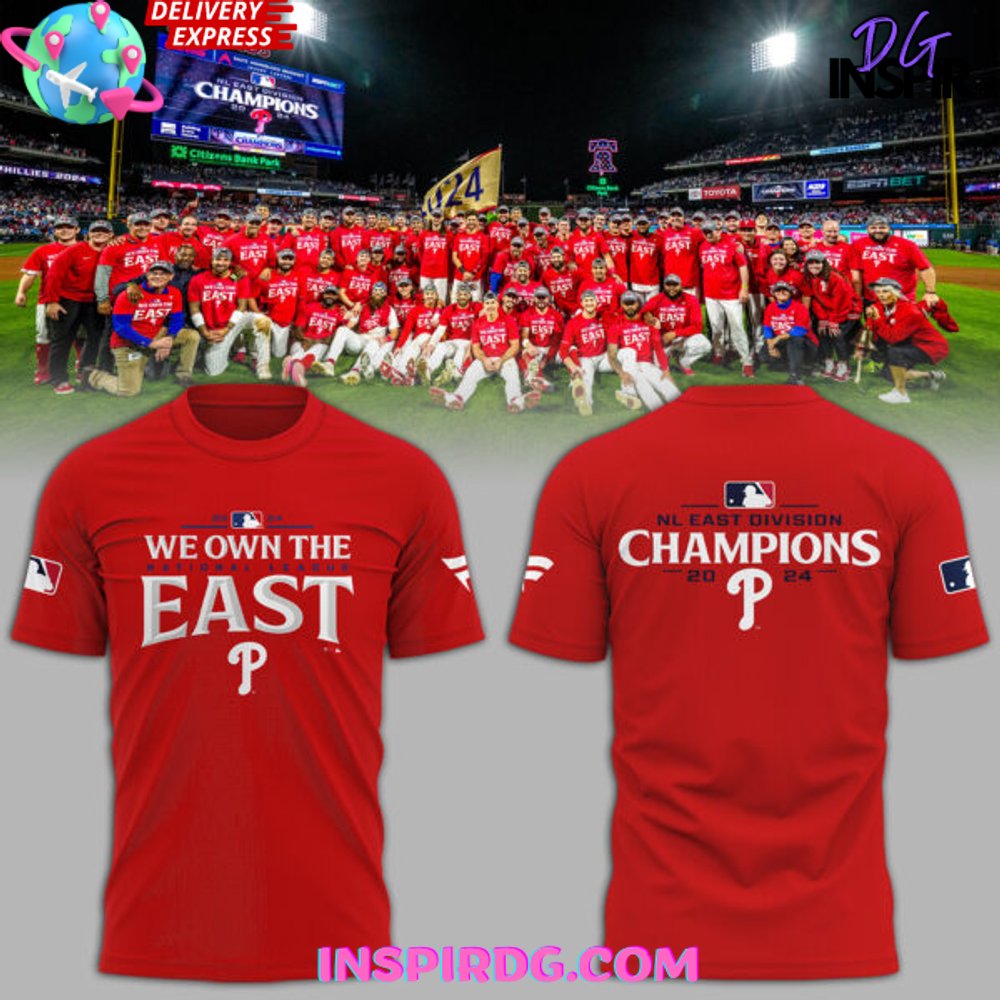 Philadelphia Phillies National League East Division Champions 2024 T-Shirt