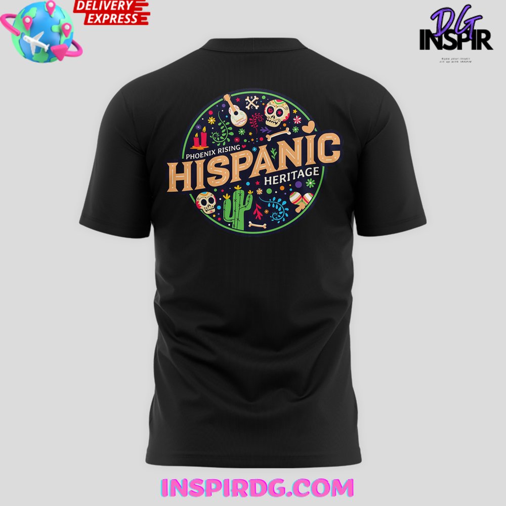 Phoenix Rising Hispanic Heritage Month 2024 T-Shirt - Image 3