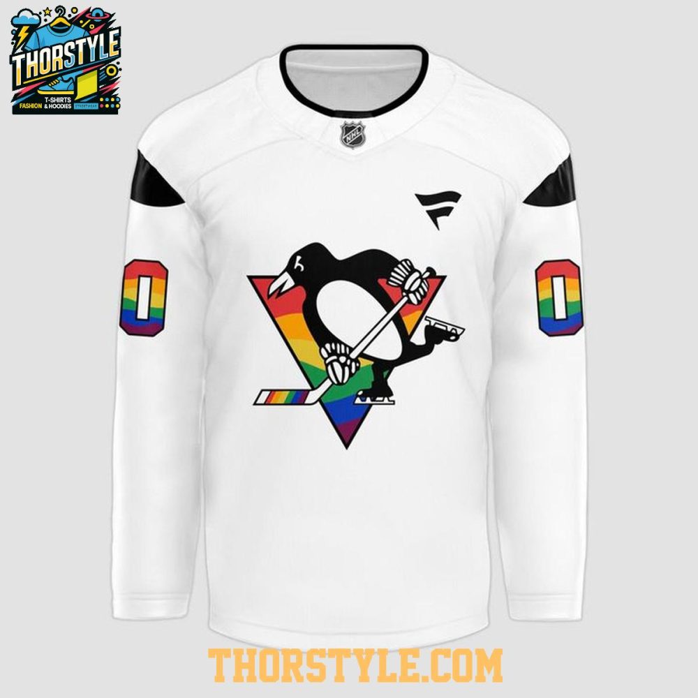 Pittsburgh Penguins Atlanta Essentials 2025 Personalized Hockey Jersey - Image 2