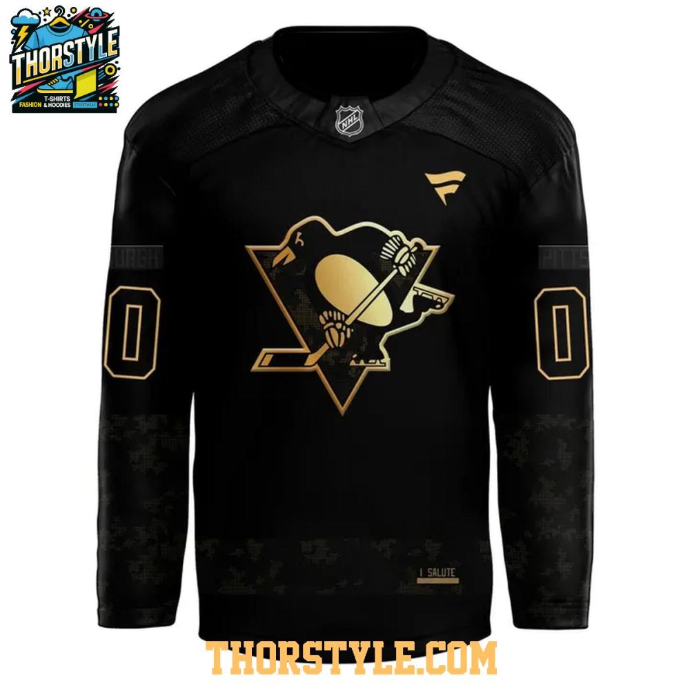 Pittsburgh Penguins Military Night Of Remembrance 2025 Hockey Jersey - Image 2