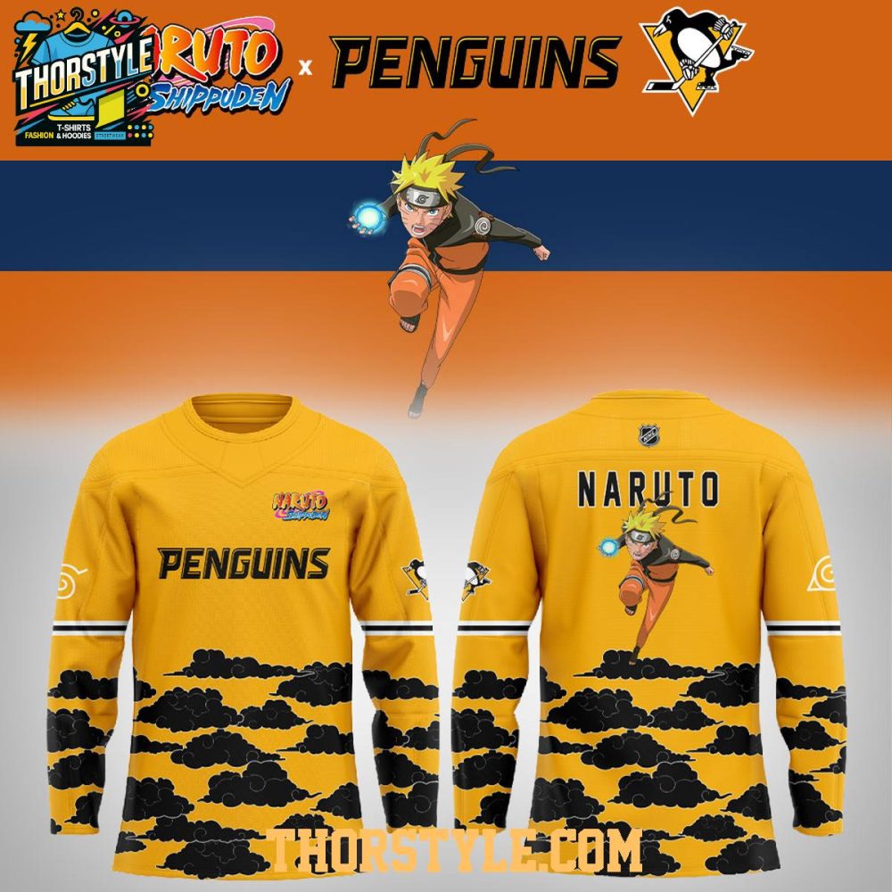Pittsburgh Penguins Naruro Shippuden Night 2026 Hockey Jersey