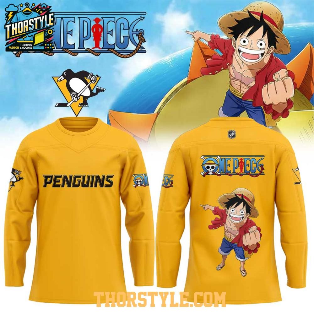 Pittsburgh Penguins One Piece Into The Grand Line 2026 Hockey Jersey