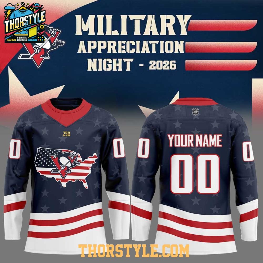 Pittsburgh Penguins X Military Appreciation Night 2026 Hockey Jersey