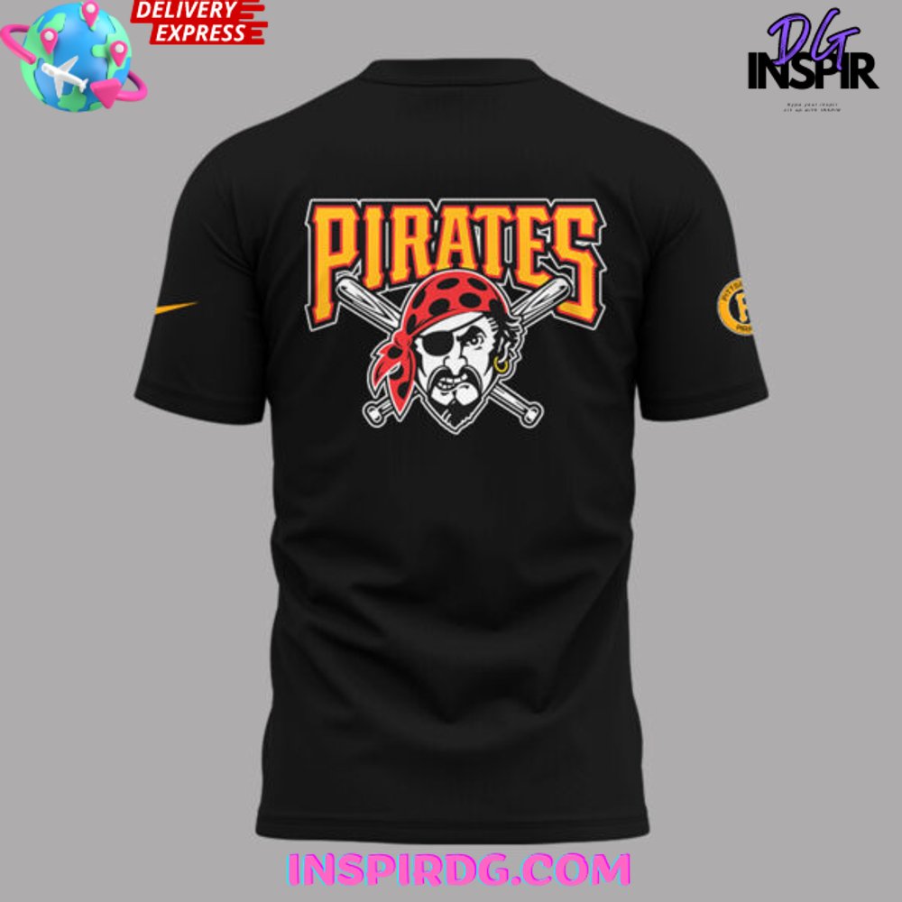 Pittsburgh Pirates Backyard Sports Special Black T-Shirt - Image 3