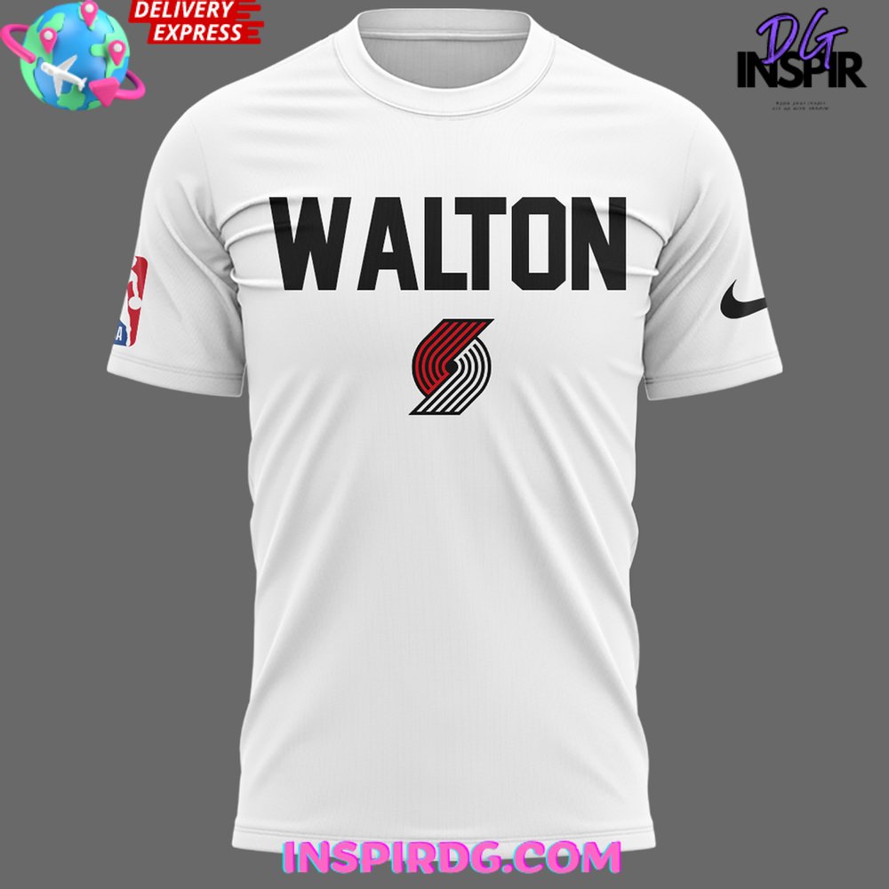 Portland Trail Blazers Bill Walton Tribute 2025 T-Shirt - Image 2
