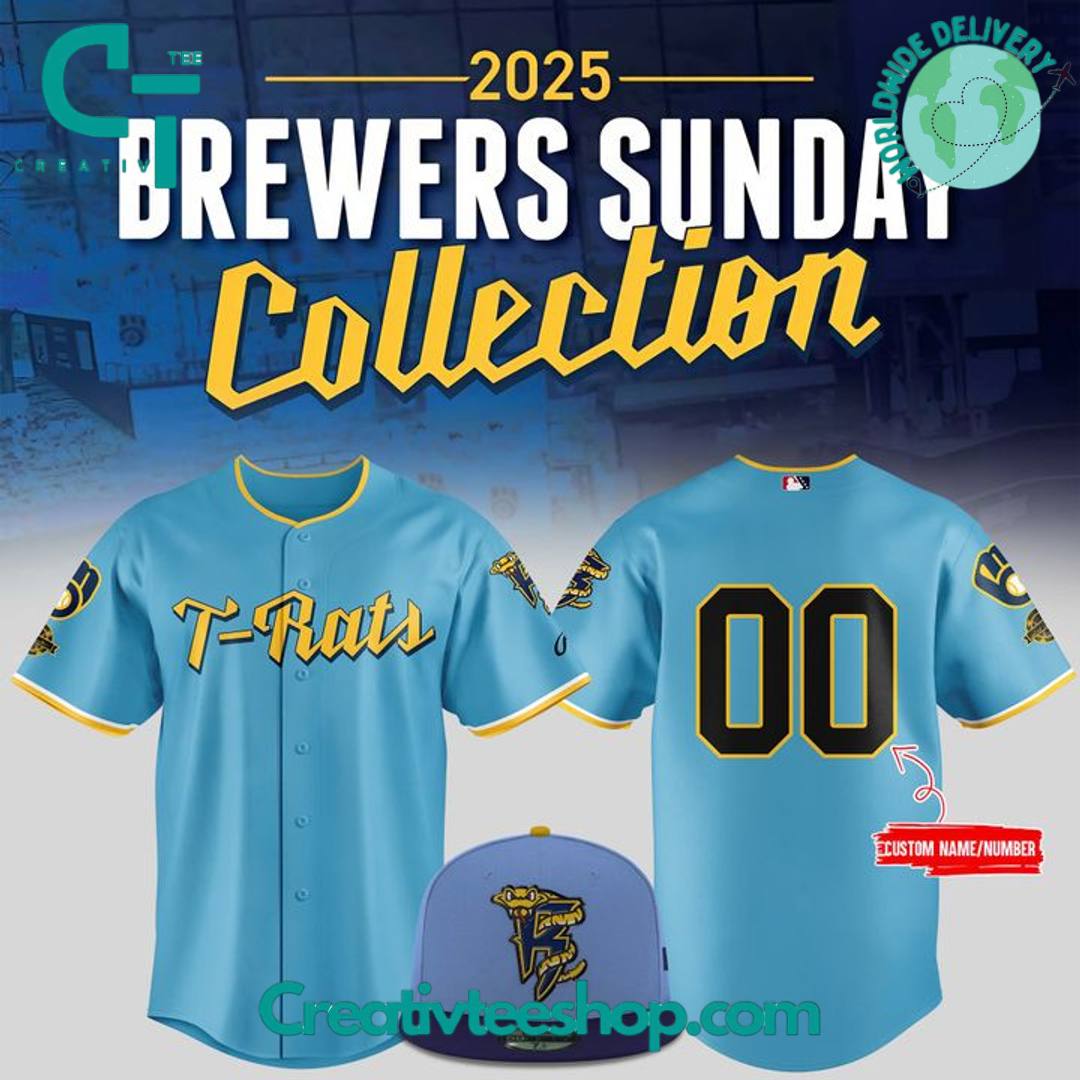 Wisconsin Timber Rattlers Brewers Sunday Rawlings Personalized Baseball Jersey