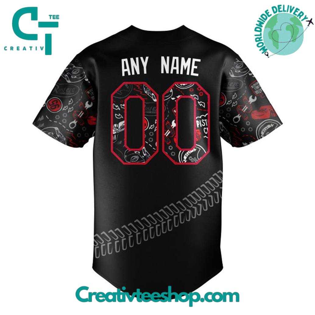 Reading Fightin Phils X Cars Movie Personalized Baseball Jersey - Image 2