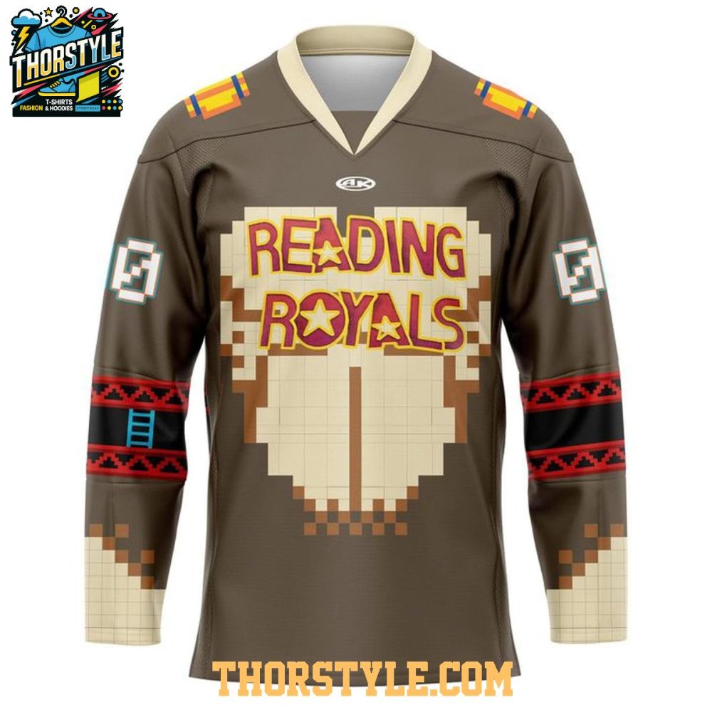 Reading Royals X Retro Game Night 2026 Personalized Hockey Jersey - Image 2