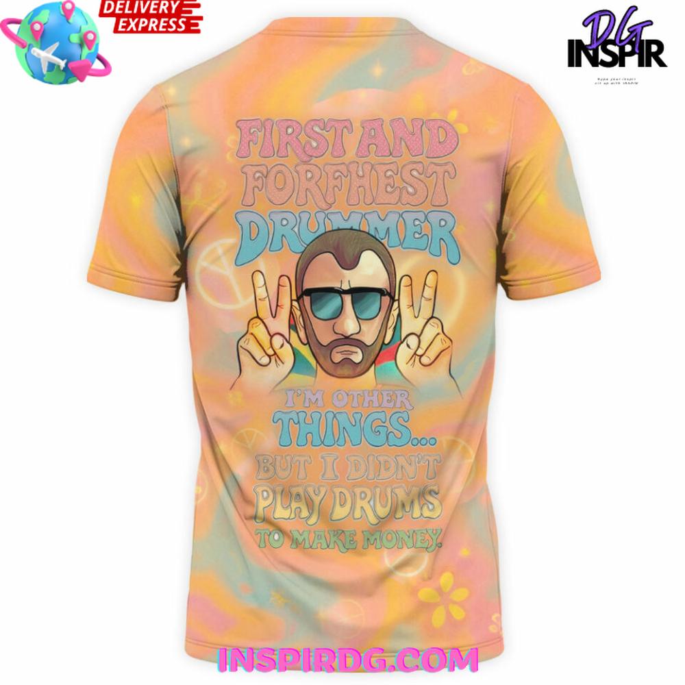 Ringo Starr 85Th Anniversary “Peace & Love” Special T-Shirt - Image 3