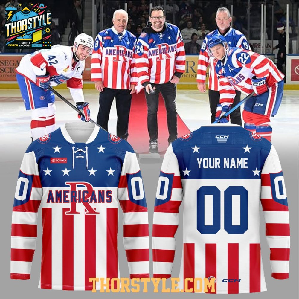 Rochester Americans 1990'S Throwback Night 2026 Personalized Hockey Jersey