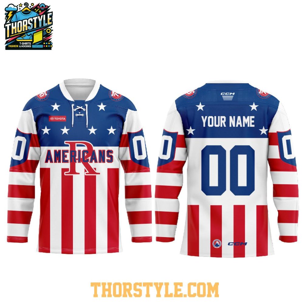 Rochester Americans 1990'S Throwback Night 2026 Personalized Hockey Jersey - Image 2