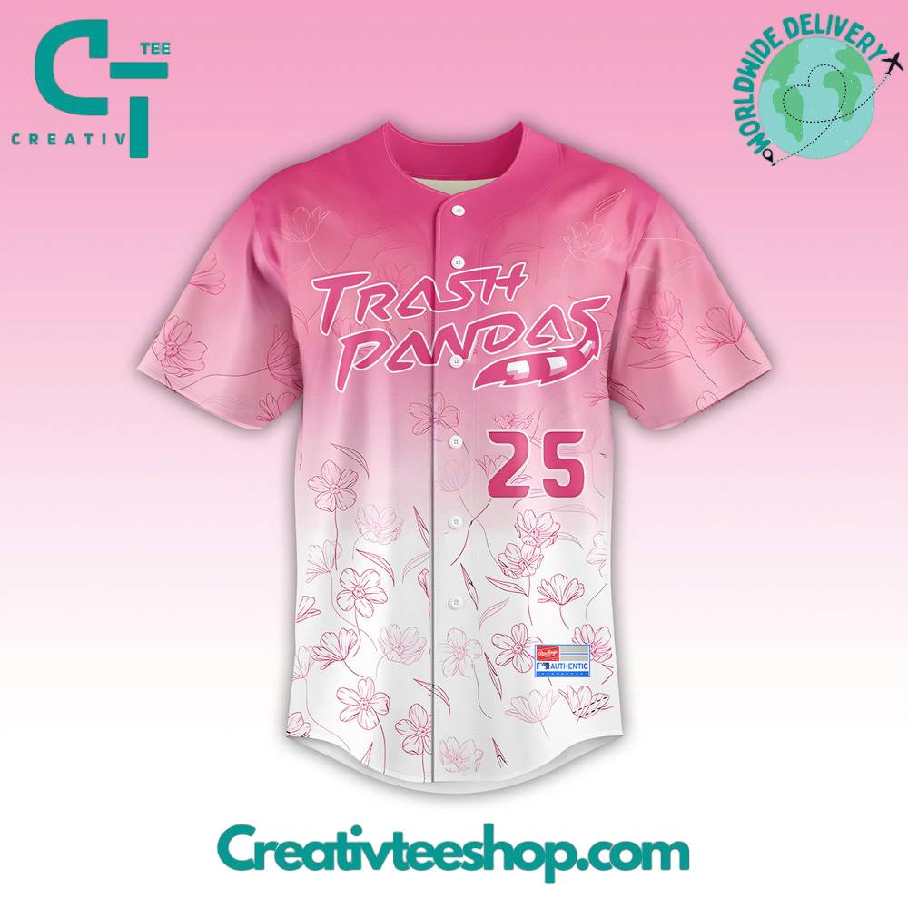 Rocket City Trash Pandas 2025 Mother'S Day Baseball Jersey - Image 2
