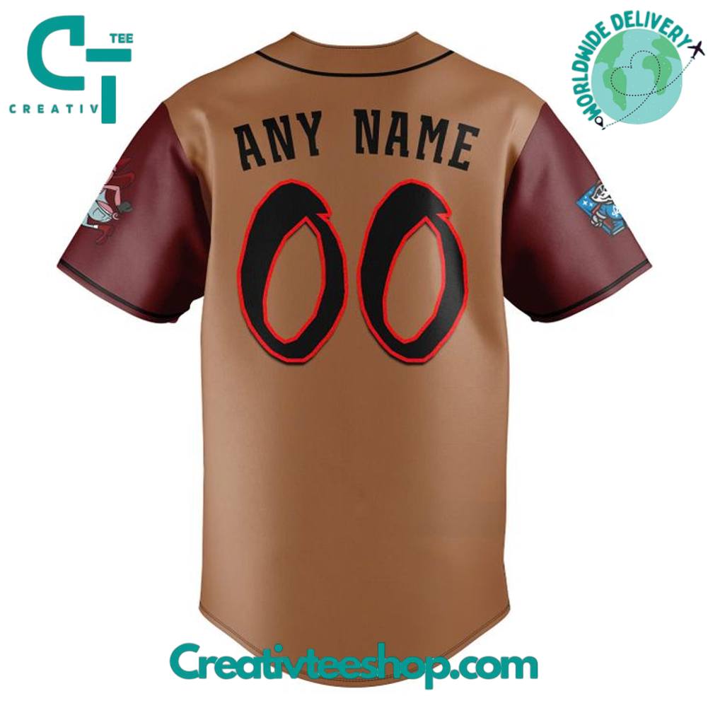 Rocket City Trash Pandas Bama Butts Limited Edition Baseball Jersey - Image 3