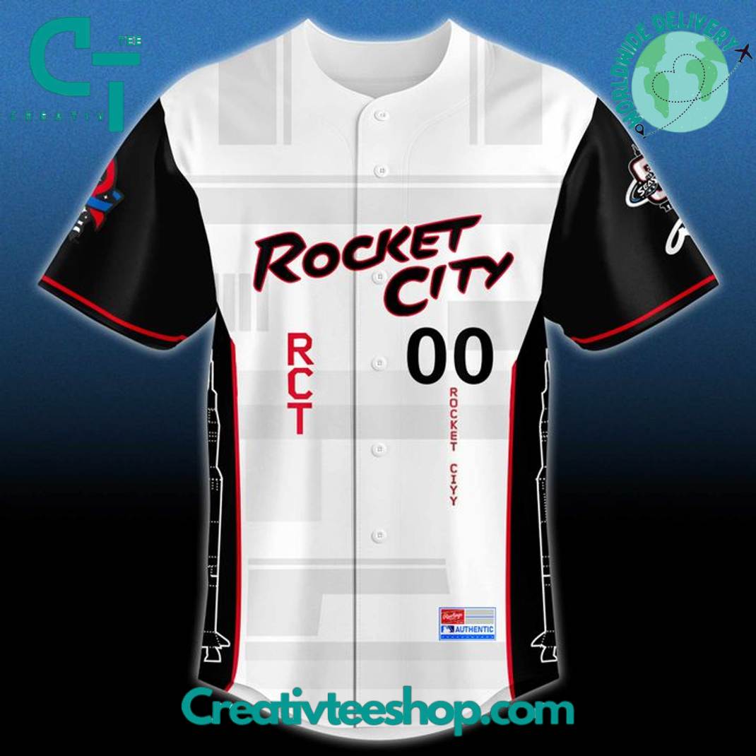 Rocket City Trash Pandas X 2025 Space Night Special Baseball Jersey - Image 2