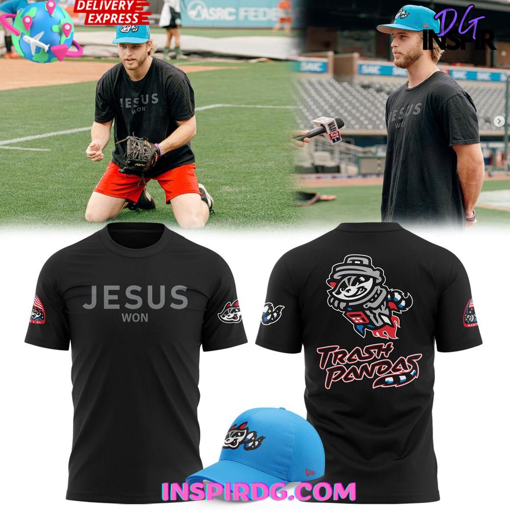Rocket City Trash Pandas X Jesus Won Special Edition T-Shirt