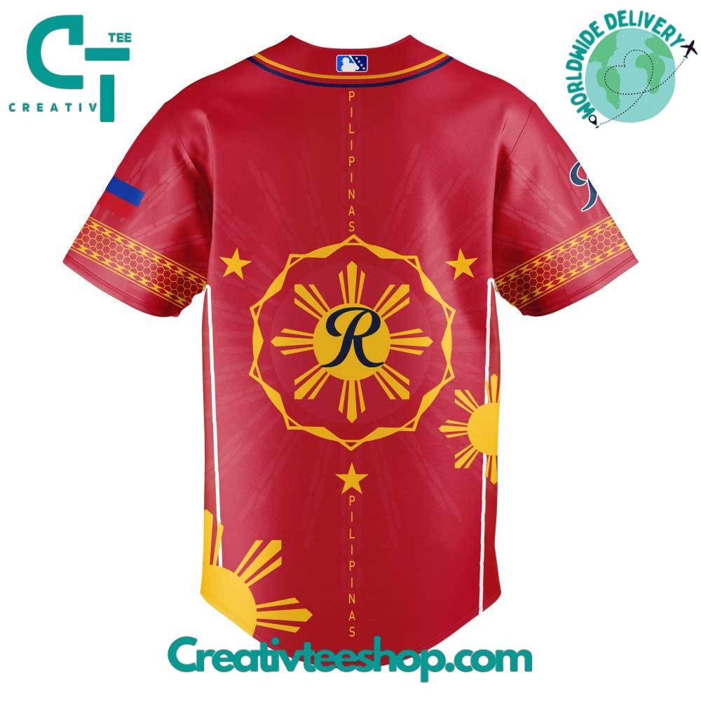 Round Rock Express Filipino Heritage Night Special Baseball Jersey - Image 3