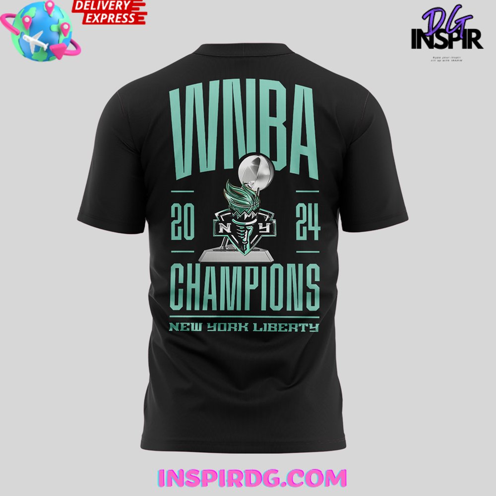 Sabrina Ionescu'S Yerrr Nescu New York Liberty Champions 2024 T-Shirt - Image 3
