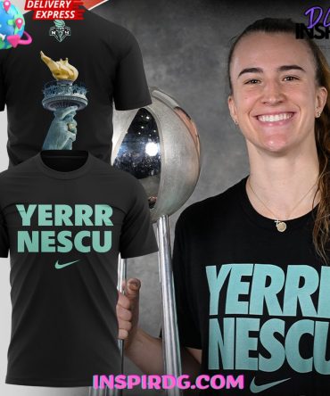 Sabrina Ionescu Yerrr Nescu New York Liberty T-Shirt