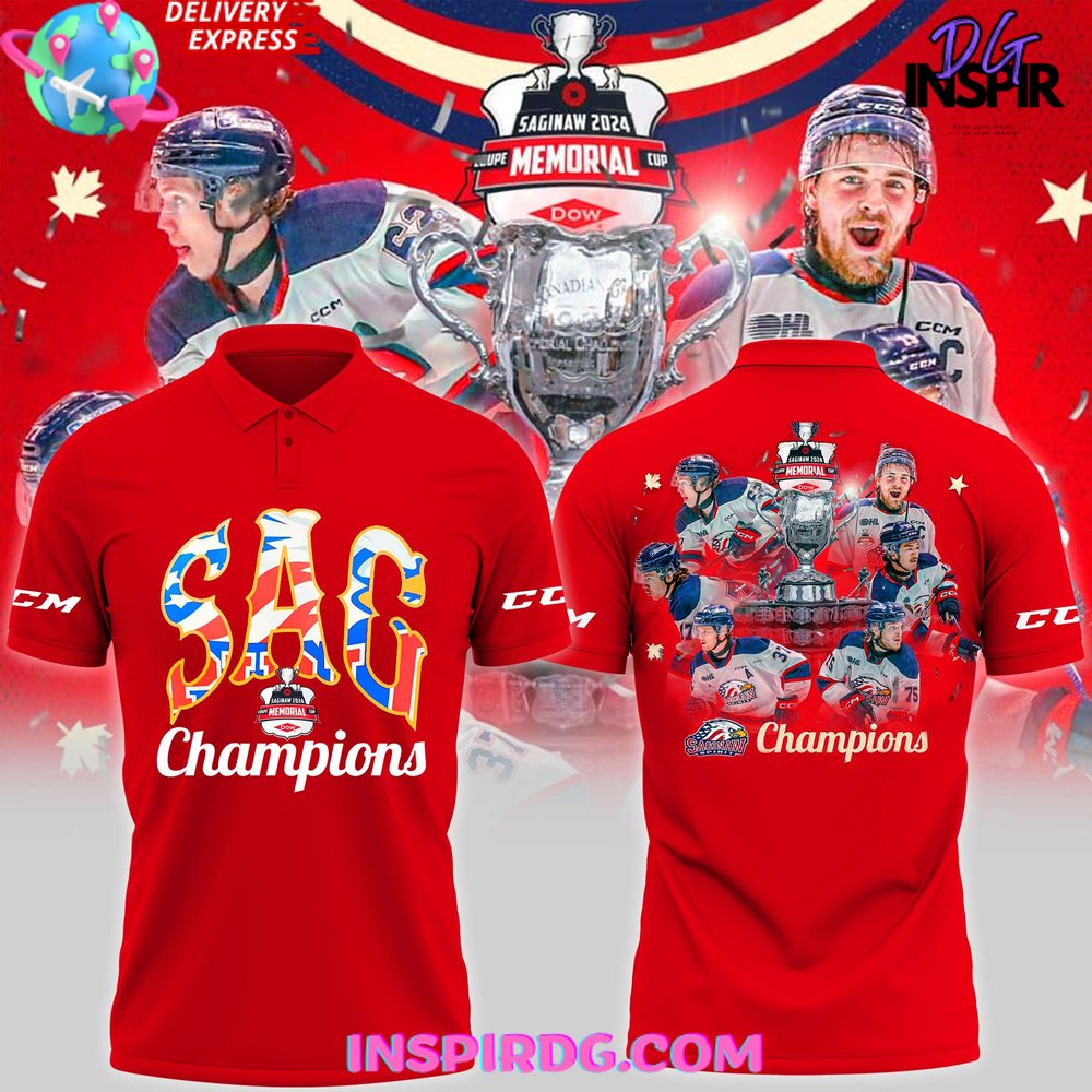 Saginaw Spirit Memorial Cup Champions 2024 Collections Shirt - Image 4
