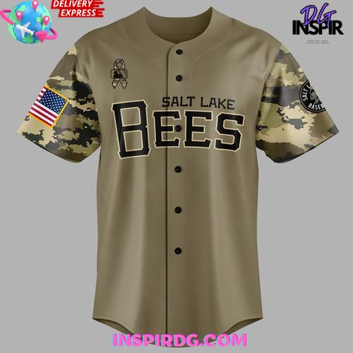 Salt Lake Bees Military Appreciation Night Custom Shirt Collection - Image 2
