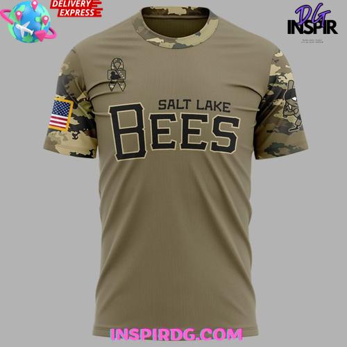 Salt Lake Bees Military Appreciation Night Custom Shirt Collection - Image 5