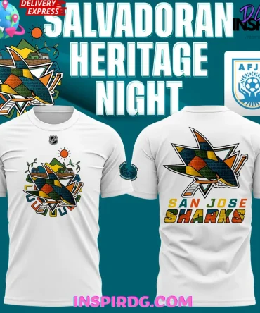 Salvadoran Heritage Night X San Jose Sharks 2025 T-Shirt