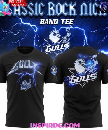San Diego Gulls Classic Rock Night 2025 T-Shirt