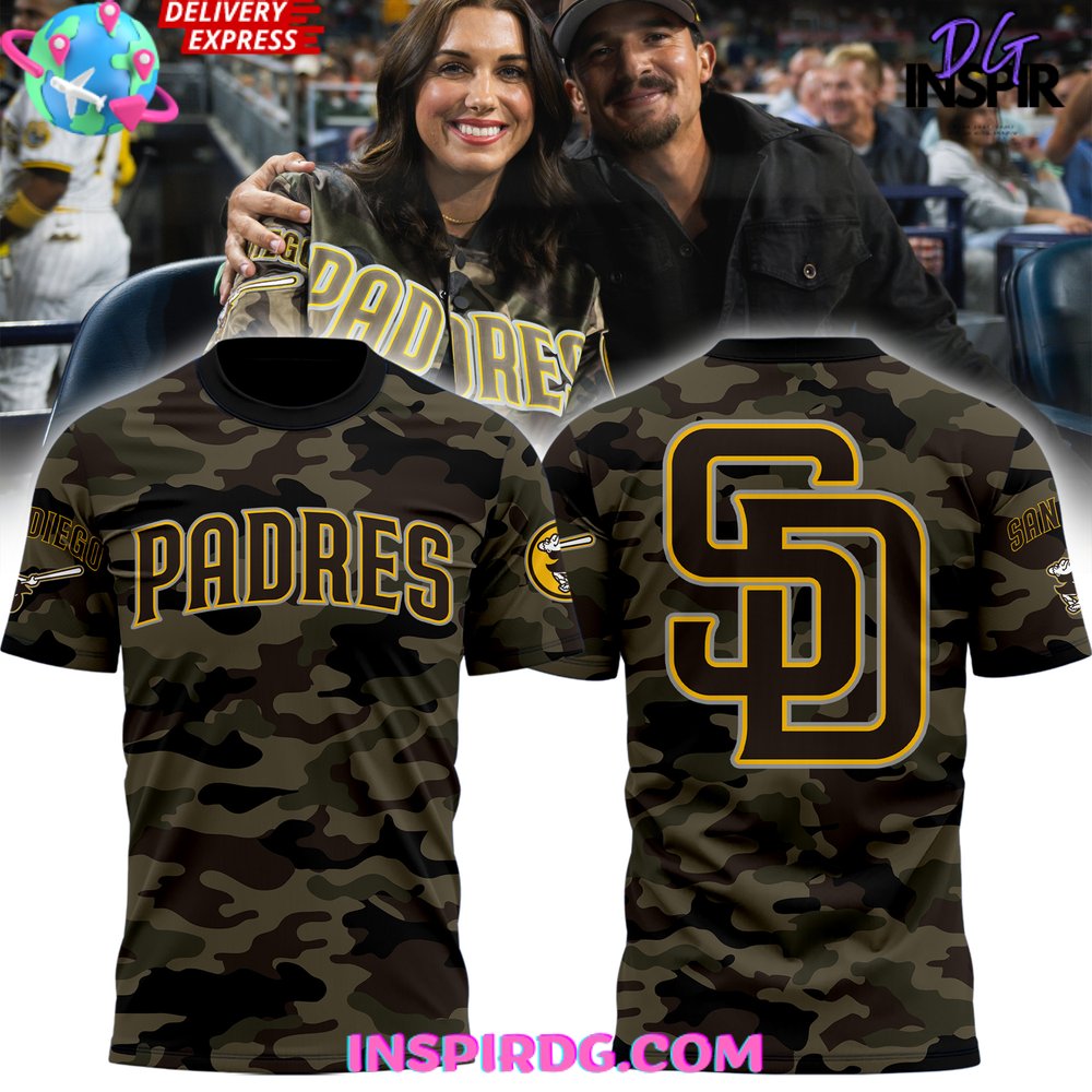 San Diego Padres Camo 2024 T-Shirt