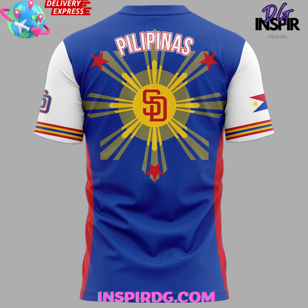 San Diego Padres Filipino Heritage Night 2024 T-Shirt - Image 3