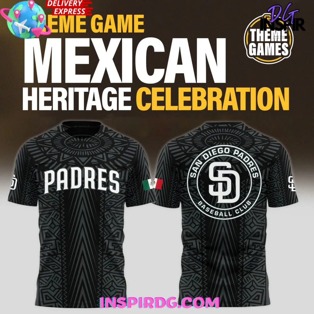 San Diego Padres Mexican Heritage Celebration 2025 T-Shirt