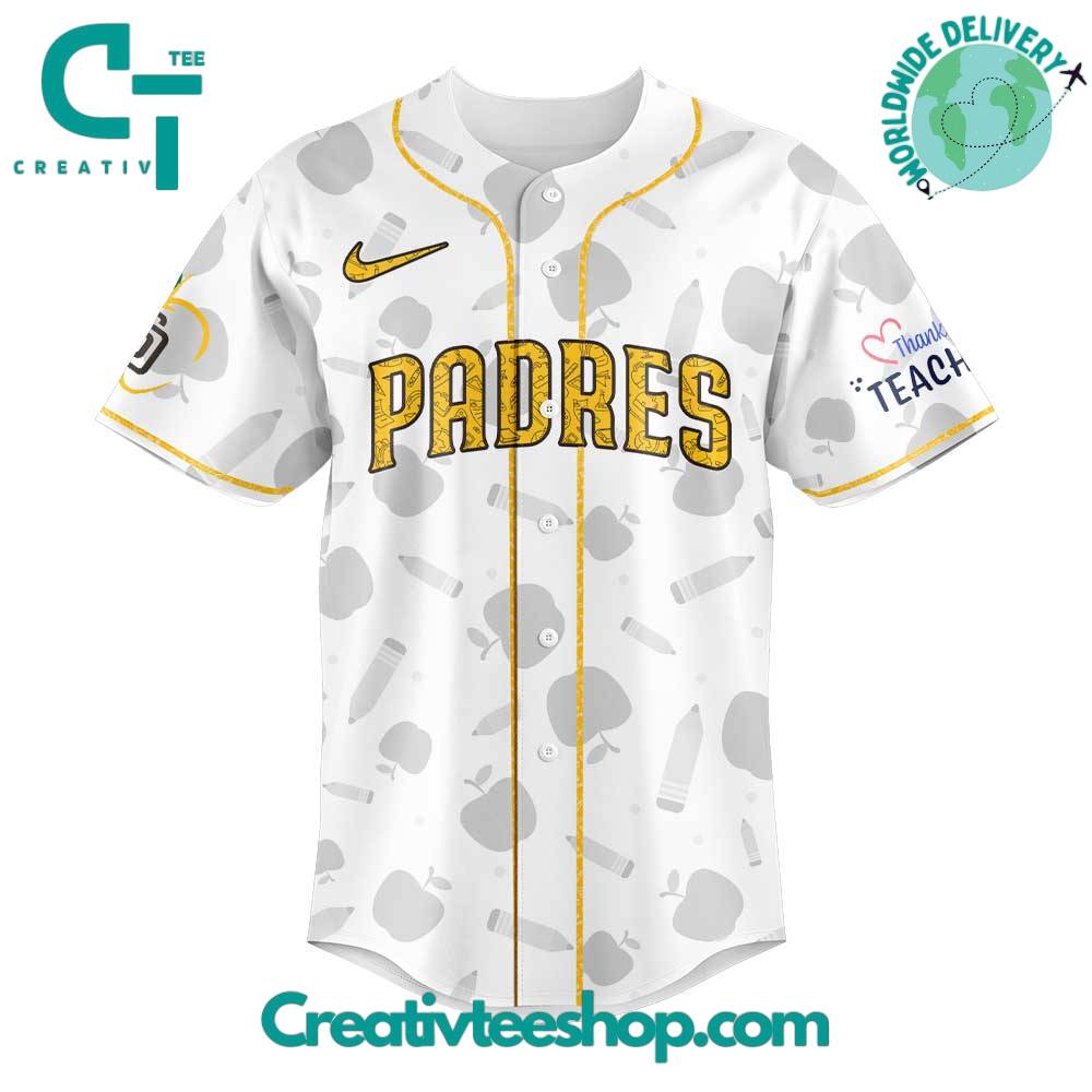 San Diego Padres Teacher Appreciation Special Baseball Jersey - Image 2