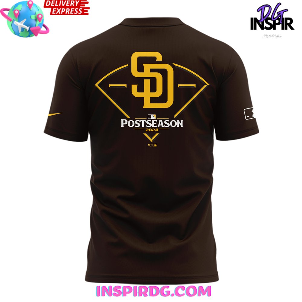 San Diego Padres Triple Play Offs 2024 T-Shirt - Image 3