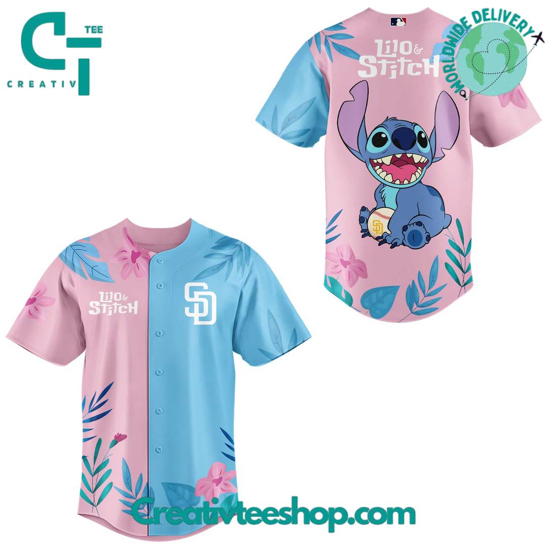 San Diego Padres X Lilo & Stitch Night Special Baseball Jersey - Image 2
