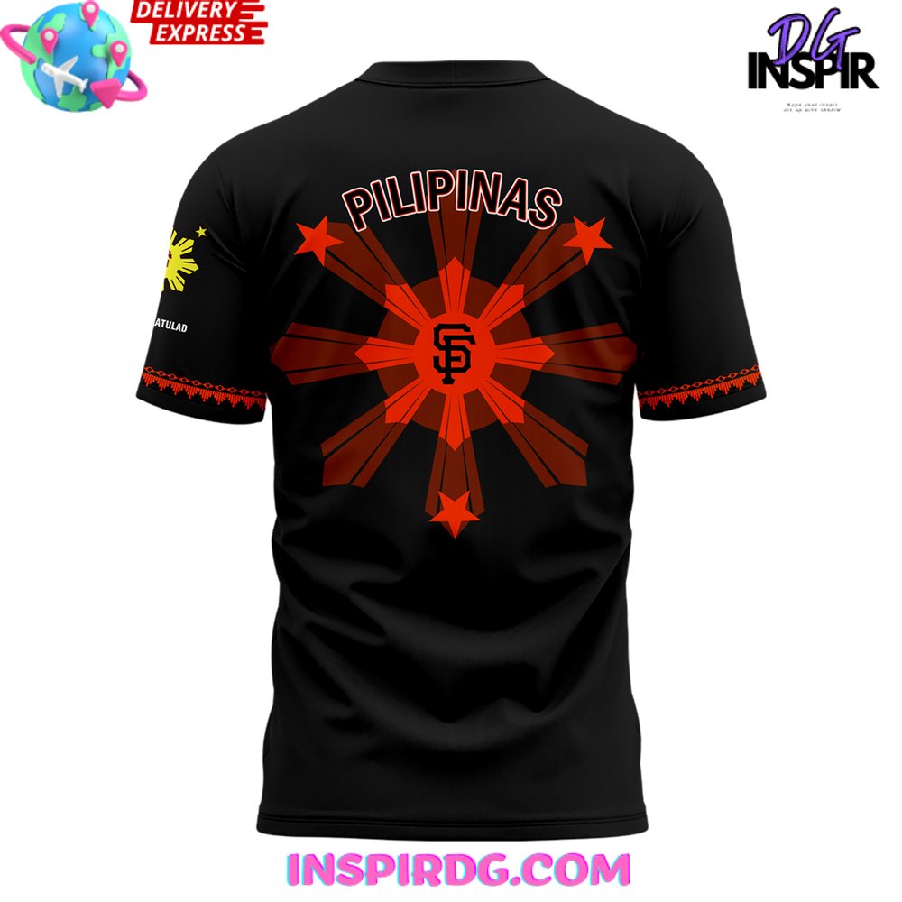 San Francisco Giants Filipino Heritage Night 2024 T-Shirt - Image 3