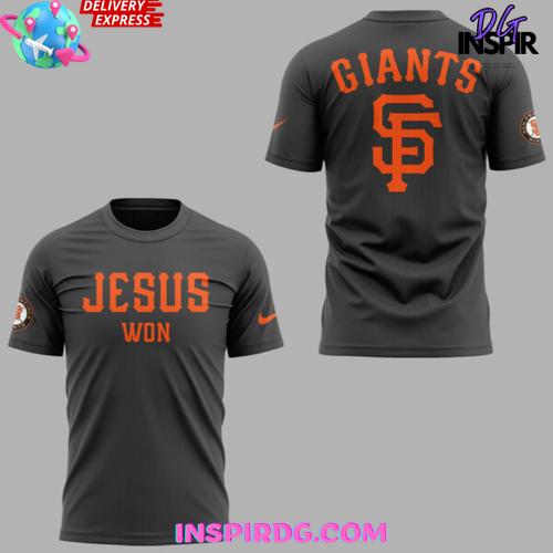 San Francisco Giants Jesus Won 2025 Special T-Shirt - Image 2