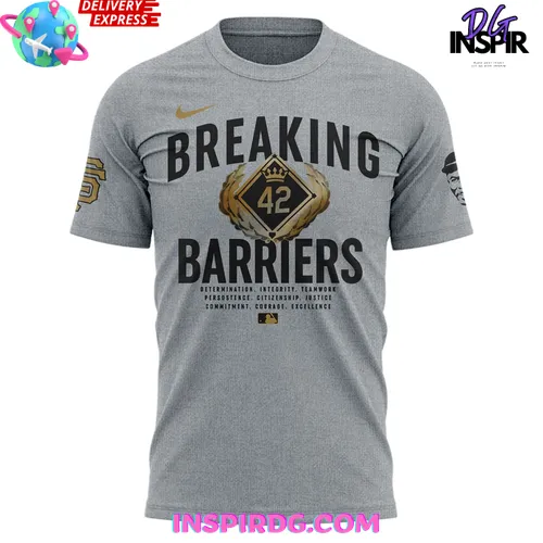 San Francisco Giants X Jackie Robinson 2025 T-Shirt - Image 2