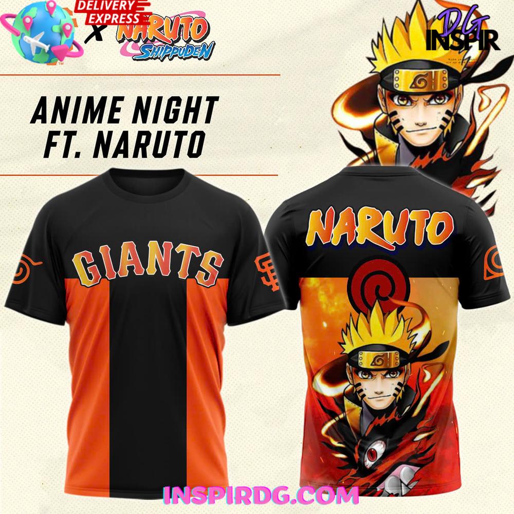 San Francisco Giants X Naruto Night 2025 T-Shirt