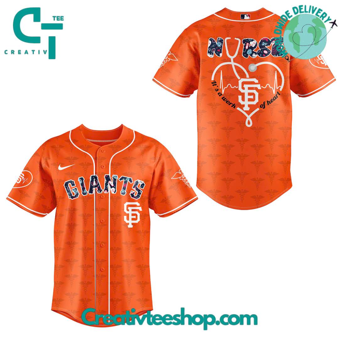 San Francisco Giants X Nurses Night Special Baseball Jersey - Image 2