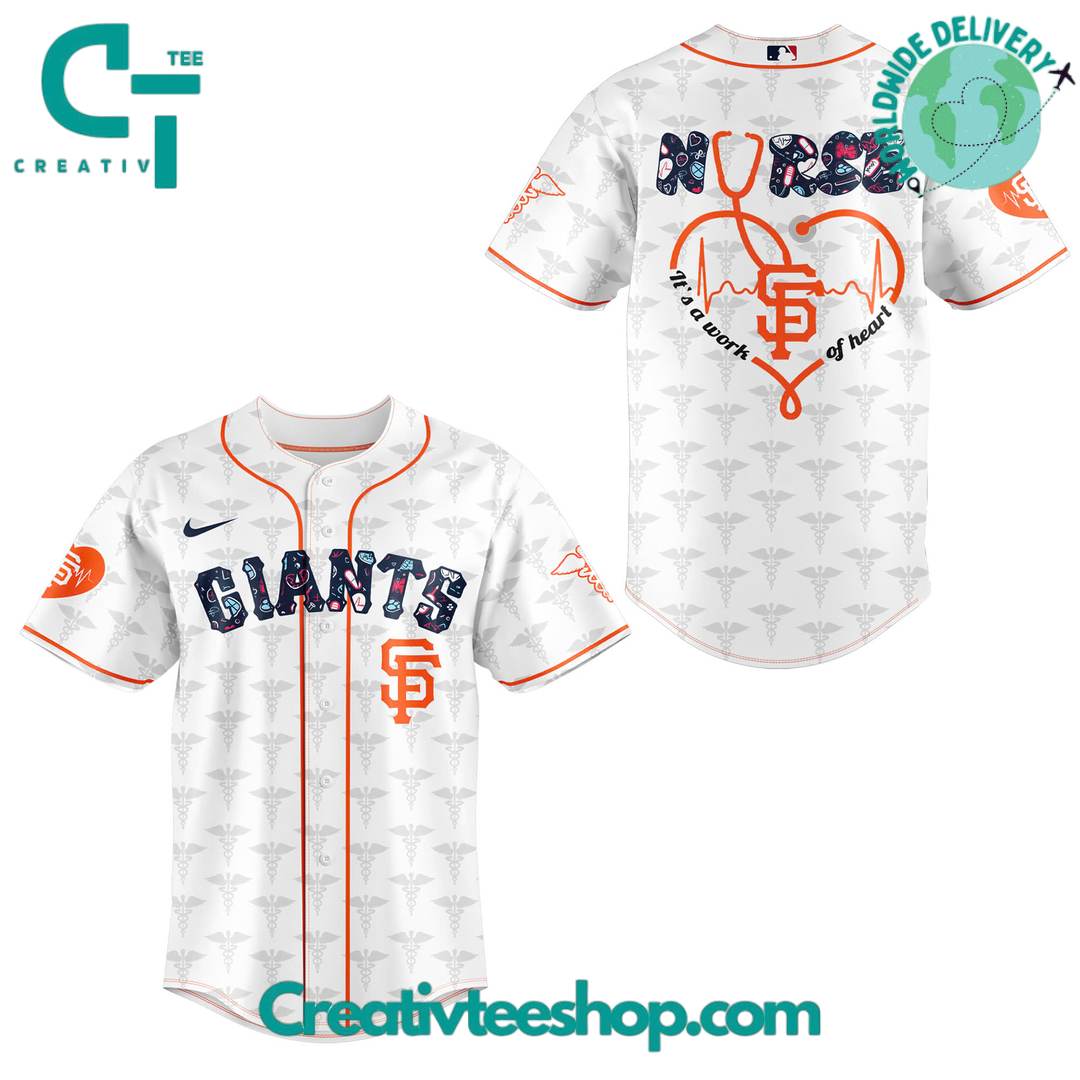San Francisco Giants X Nurses Night Special Baseball Jersey - Image 4