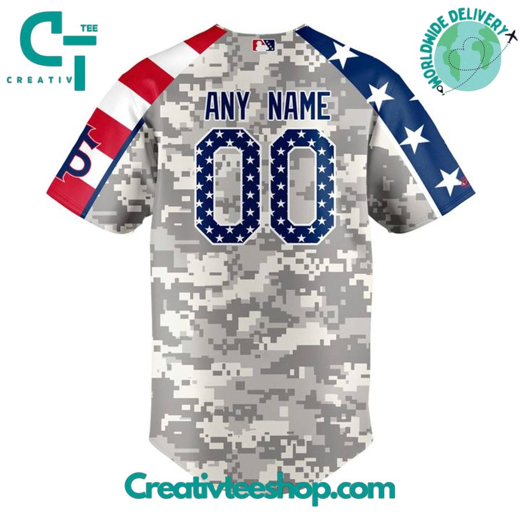 San Jose Giants X Military Appreciation 2025 Personalized Baseball Jersey - Image 3