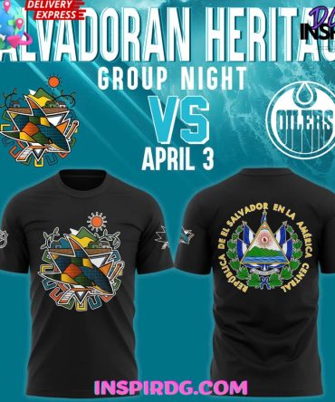San Jose Sharks Salvadoran Heritage Night 2025 T-Shirt