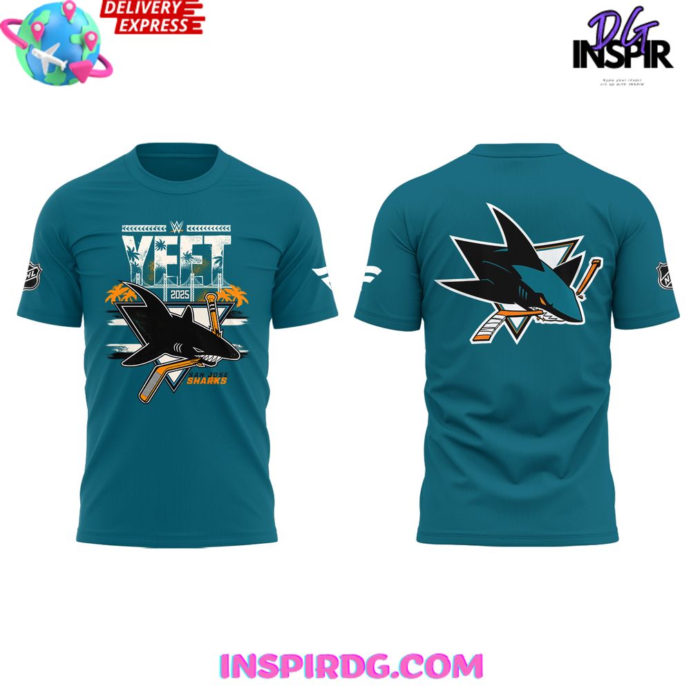 San Jose Sharks Yeet Limited Edition T-Shirt - Image 2